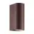 Nordlux Dion Veggbelysning Aluminium Rusten Up & Down | Egnet for 2x GU10