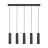 Nordlux Pendel Lampe Tilo Metall Svart | IP20 - Egnet for 5x GU10