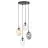 Emibig Pendel Lampe Astral Stål Svart | Egnet for 4x E14 - Max 10W