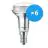 Fordelspakning 6x Philips Corepro LED Spot E14 R50 2.8W 210lm 36D - 827 ekstra varm hvit | erstatter 40W
