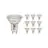 Fordelspakning 10x Noxion LED spot GU10 PAR16 5.5W 560lm 36D - 830 varm hvit | erstatter 75W