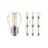 Fordelspakning 10x Philips Master Value LED Lustre E27 Ball filament klar 3.4W 470lm - 927 ekstra varm hvit | beste fargegjengivelse - dimbar - erstatter 40W