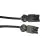 Noxion GST - Kompatibel Forlengelseskabel Svart - Male + Female - 1,5m - 3 pole 1,5mm2