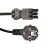 Noxion GST-Kompatibel Strømforsyningskabel - Female + Schuko Europlug - Svart 5m - 3 pole 0.75mm2