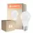 Fordelspakning 6x Ledvance Classic LED E27 Pære matt 8.8W 806lm - 827 ekstra varm hvit | dimbar - erstatter 60W