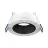 Noxion LED Spot Ares Dyp ring Hvit - med Inner Sirkel Svart | Utskjæring 68mm - incl. GU10 Fitting