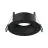 Noxion LED Spot Ares Dyp ring Svart - med Inner Sirkel Svart | Utskjæring 68mm - incl. GU10 Fitting