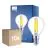 Fordelspakning 10x Philips MASTER LED E14 Ball Filament Klar 2.5W 340lm - 922-927 Dim To Warm | Beste Fargegjengivelse - Dimbar - Erstatter 25W