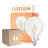 Fordelspakning 4x Osram LED Superstar E27 Globe G125 Filament Klar 11W 1521lm - 927 Ekstra Varm Hvit | Beste Fargegjengivelse - Erstatter 100W