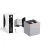 D'Lite Veggbelysning Nova Sølv Up & Down 4.9W 480lm - 830 Varm Hvit | IP54 - Justerbar strålevinkel