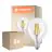 Fordelspakning 6x Osram LED Superstar E27 Globe G95 Filament Klar 11W 1521lm - 927 Ekstra Varm Hvit | Beste Fargegjengivelse - Erstatter 100W