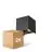 Fordelspakning 2x D'Lite Veggbelysning Elingen Aluminium Svart Up & Down 4.9W 480lm - 830 Varm Hvit | IP65 - Lyssensor