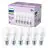 Fordelspakning 6x Philips Pære LED E27 Pære Matt 13W 1521lm - 827 Ekstra Varm Hvit
