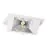 LED Downlight Wallwasher Wally Medium Hvit 27W 3850lm 78x100D - 840 Kald Hvit - 238x145mm