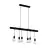 Eglo Pendel Lampe Townshend Stål Svart | IP20 - Egnet for 6x E27 