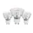 Fordelspakning 3x Eglo LED Spot GU10 PAR16 13.5W 345lm 38D - 830 Varm Hvit | Erstatter 50W