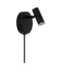 Nordlux Omari Veggbelysning Svart 3.2W 320lm - 827 Ekstra Varm Hvit 3.2W 320lm | med Dimmebryter