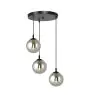 Emibig Pendel Lampe Cosmo Stål Svart | Egnet for 3x E14 - Max 10W