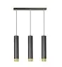 Emibig Pendel Lampe Kibo Stål Svart | Egnet for 3x GU10 - Max 10W