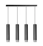 Emibig Pendel Lampe Kibo Stål Svart | Egnet for 4x GU10 - Max 10W