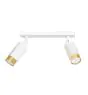 Emibig Taklampe Hiro Stål Hvit | Egnet for 2x GU10 - Max 10W