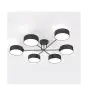 Emibig Taklampe Maga Stål Svart | Egnet for 6x E14 - Max 10W
