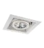 Noxion Innfelt Spot Trimless Pro 1x AR111 Vippbar Hvit | Utskjæring 164x164mm - G53 sokkel