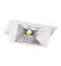 LED Downlight Wallwasher Wally Medium Hvit 27W 3850lm 78x100D - 840 Kald Hvit - 238x145mm