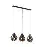 Eglo Pendel Lampe Carlton 1 Svart, Kobber | Egnet for 3x E27