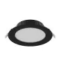 Noxion LED Downlight Hera Flat Innfelt Svart 21W 2400lm 100D - 827-830-840 CCT | 214mm - Utskjæring 200mm