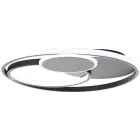Brilliant Runda Taklampe Metall Silicone Svart 45W 5200lm - 830-865 CCT | 500mm - Fjernkontroll Dimbar