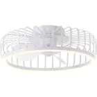 Brilliant Capo Ventilator Metall Plast Hvit 32W 4200lm - 827-865 CCT | 480mm - Fjernkontroll Dimbar