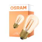 Osram Vintage 1906 LED E27 Edison Filament Gull 4.8W 360lm - 822 Ekstra Varm Hvit | Dimbar - Erstatter 40W