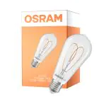 Osram Vintage 1906 LED E27 Edison Filament Klar 7.2W 806lm - 927 Ekstra Varm Hvit | Beste Fargegjengivelse - Dimbar - Erstatter 60W