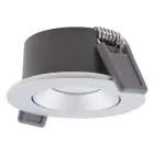 Ledvance LED spot Air Adjust Aluminium sølv 4W 320lm 36D - 930 varm hvit | Utskjæring 68mm - IP23 - beste fargegjengivelse - dimbar