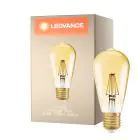 Ledvance Vintage 1906 LED E27 Pære klar 6.5W 725lm - 824 ekstra varm hvit | dimbar - erstatter 55W