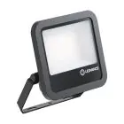 Ledvance LED Flomlys Aluminium Svart 69W 9150lm 100D - 830 Varm Hvit | IP66 - Symmetrisk