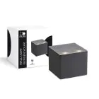 D'Lite Veggbelysning Elingen Solar Svart Up & Down - 830 Varm Hvit | IP54