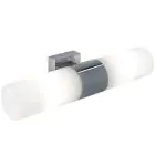 Nordlux Tangens Veggbelysning Glass og Metall Krom | IP44 - Egnet for 2x E14