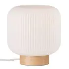 Nordlux Bordlampe Milford Glass Brun | Egnet for 1x E27