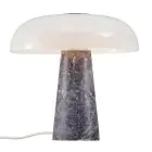 DFTP by Nordlux Bordlampe Glossy Marmor og Glass Grå | 320mm - Egnet for 1x E27