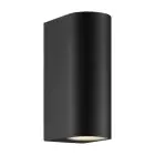 Nordlux Dion Veggbelysning Aluminium Svart Up & Down | Egnet for 2x GU10