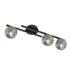 Emibig Taklampe Kairo Stål Svart | Egnet for 3x E14 - Max 10W
