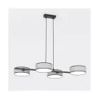 Emibig Pendel Lampe Drumz Stål Grå | Egnet for 4x E14 - Max 10W