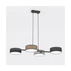 Emibig Pendel Lampe Drumz Stål Svart | Egnet for 4x E14 - Max 10W