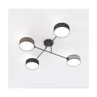 Emibig Taklampe Maga Stål Svart | Egnet for 4x E14 - Max 10W