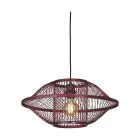 Good&Mojo Pendel Lampe Maui Bambus Burgundy S | Egnet for 1x E27 