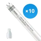 Fordelspakning 10x Philips LED Lysrør T8 CorePro (UN) High Output 18W 2000lm - 840 kald hvit | 120cm - erstatter 36W