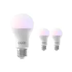 Fordelspakning 3x Calex Smart Tuya Wifi E27 Pære 8.5W 806lm - 822-840 Innstillbar Hvit | RGBW - dimbar - erstatter 60W