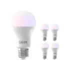 Fordelspakning 5x Calex Smart Tuya Wifi E27 Pære 8.5W 806lm - 822-840 Innstillbar Hvit | RGBW - dimbar - erstatter 60W
